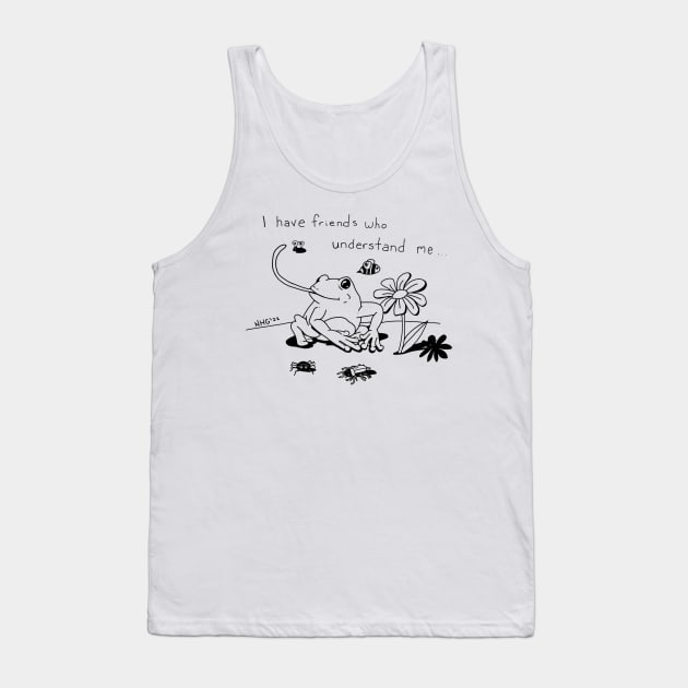 Cavetown Boys Will Be Bugs Frog and Friends Tank Top by Natalie Gilbert